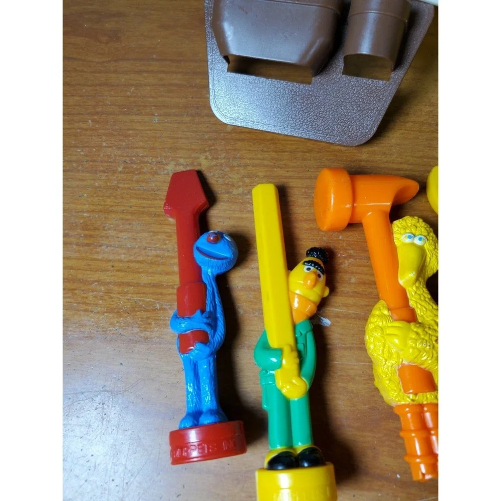 Sesame Street Tools Ernie Bert Big Bird  Wrench Hex Screwdriver Vintage 80s 1983